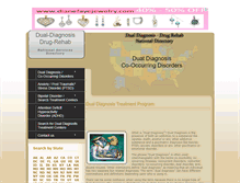 Tablet Screenshot of dual-diagnosis-drug-rehab.com